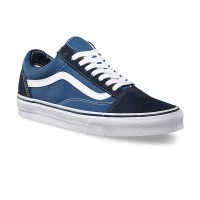 Кеды Vans Old Skool сине-голубые с белым